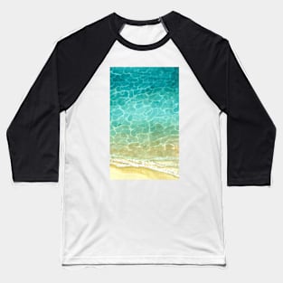 Watercolour Tranquil Sea Baseball T-Shirt